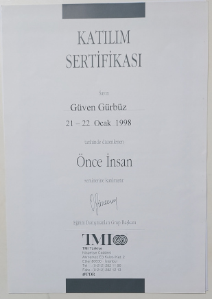 TML - Önce İnsan -Eğitim